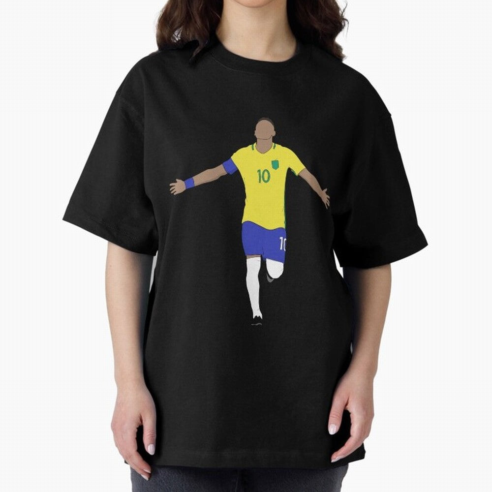 Godlike Oversized T-Shirt Celebrate Classic Football Spirit in FIFA World Cup 2026 Group Stage Highlighting Neymar, Argentina and Brazil Energy, Football Passion, Legendary Performances, Festival Vibes and Supporter Community; Perfect for People