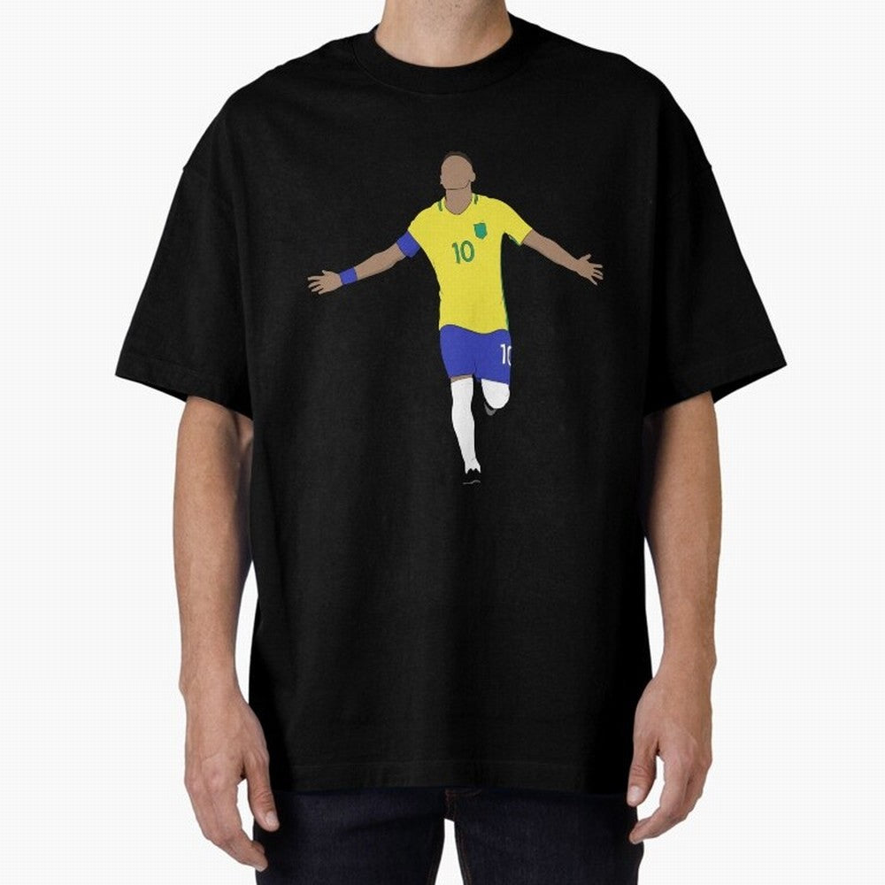 Godlike Oversized T-Shirt Celebrate Classic Football Spirit in FIFA World Cup 2026 Group Stage Highlighting Neymar, Argentina and Brazil Energy, Football Passion, Legendary Performances, Festival Vibes and Supporter Community; Perfect for People