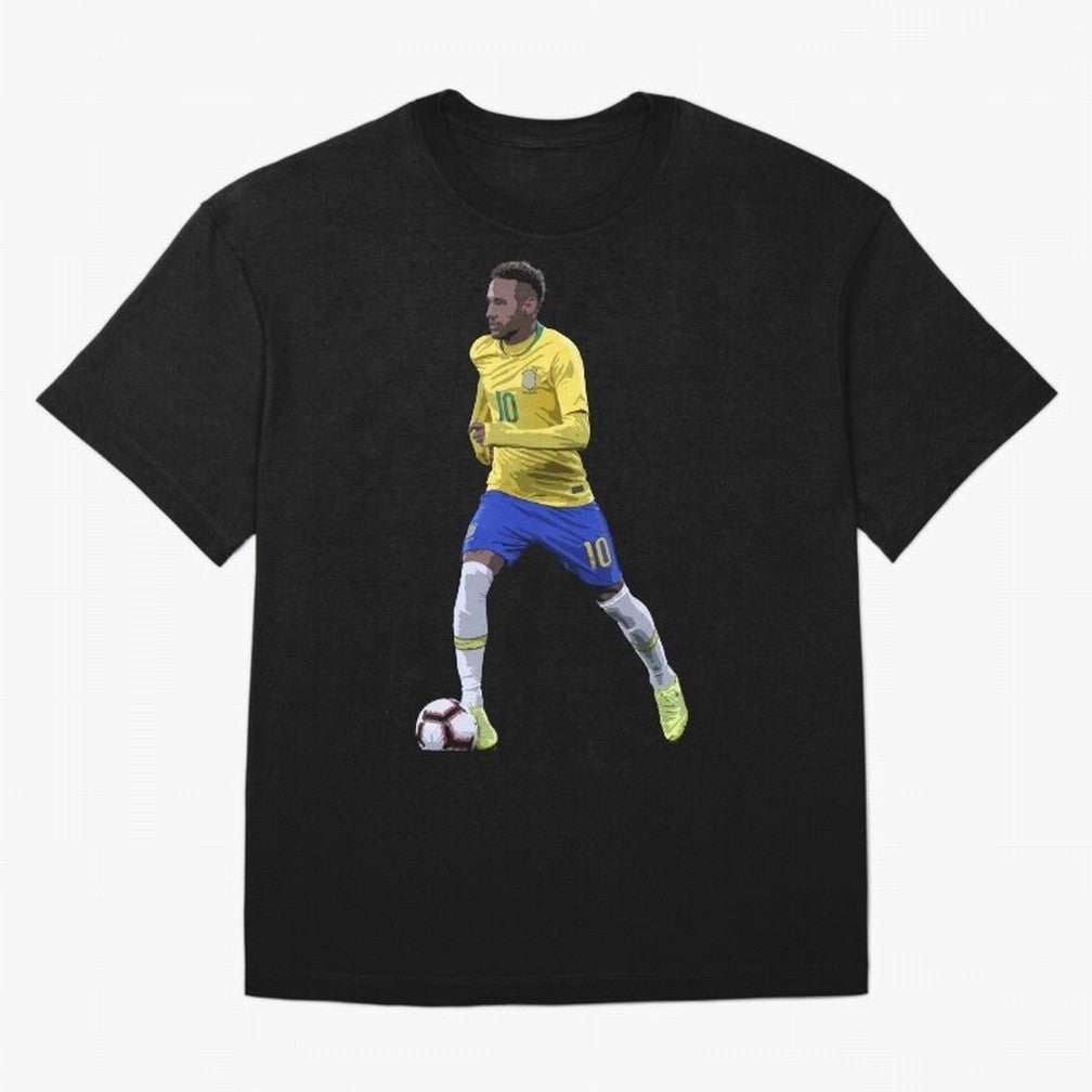 neymar Classic T-Shirt Show Your Love for Match Day Hype around FIFA World Cup 2026 Group Stage, Mbappe and Neymar, Brazil, Match Day Excitement, Supporter Culture, Golden Goals and Global Football Passion; Great for Supporters Who Love Legendary