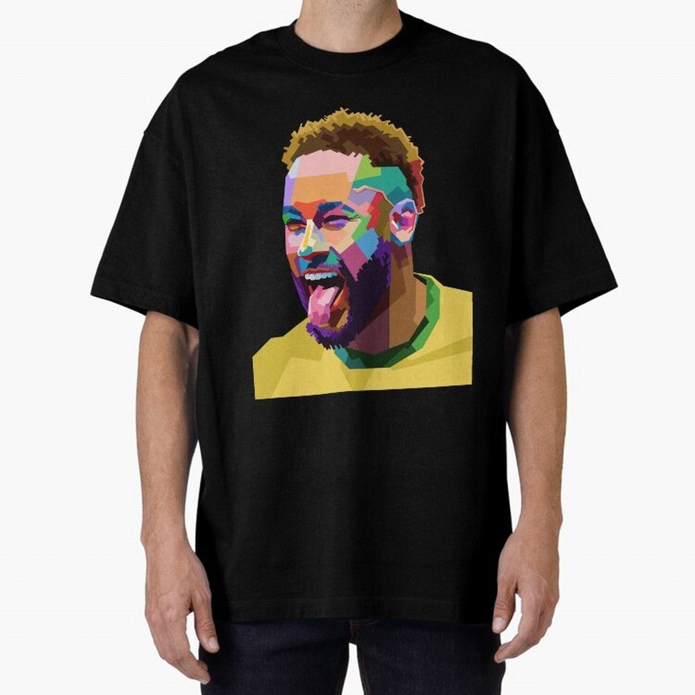 Neymar Brazil Squad Team Pop Art Classic T-Shirt Support Your Favorite Stars during the FIFA World Cup 2026 USA Canada Mexico Journey through Haaland Highlights, Brazil Pride, Sports Nostalgia, International Competition, Famous Players and