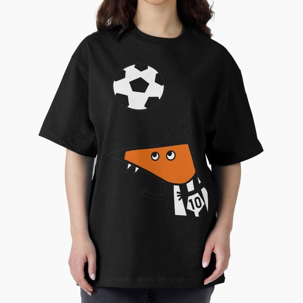 Football FOX Oversized T-Shirt Bring Bold Fan Energy to FIFA World Cup 2026 USA Canada Mexico for Fans of CR7 and Netherlands, Bringing Supporter Pride, Iconic Celebrations, Legendary Names and Global Match Day Energy; Ideal for Passionate Fans Who