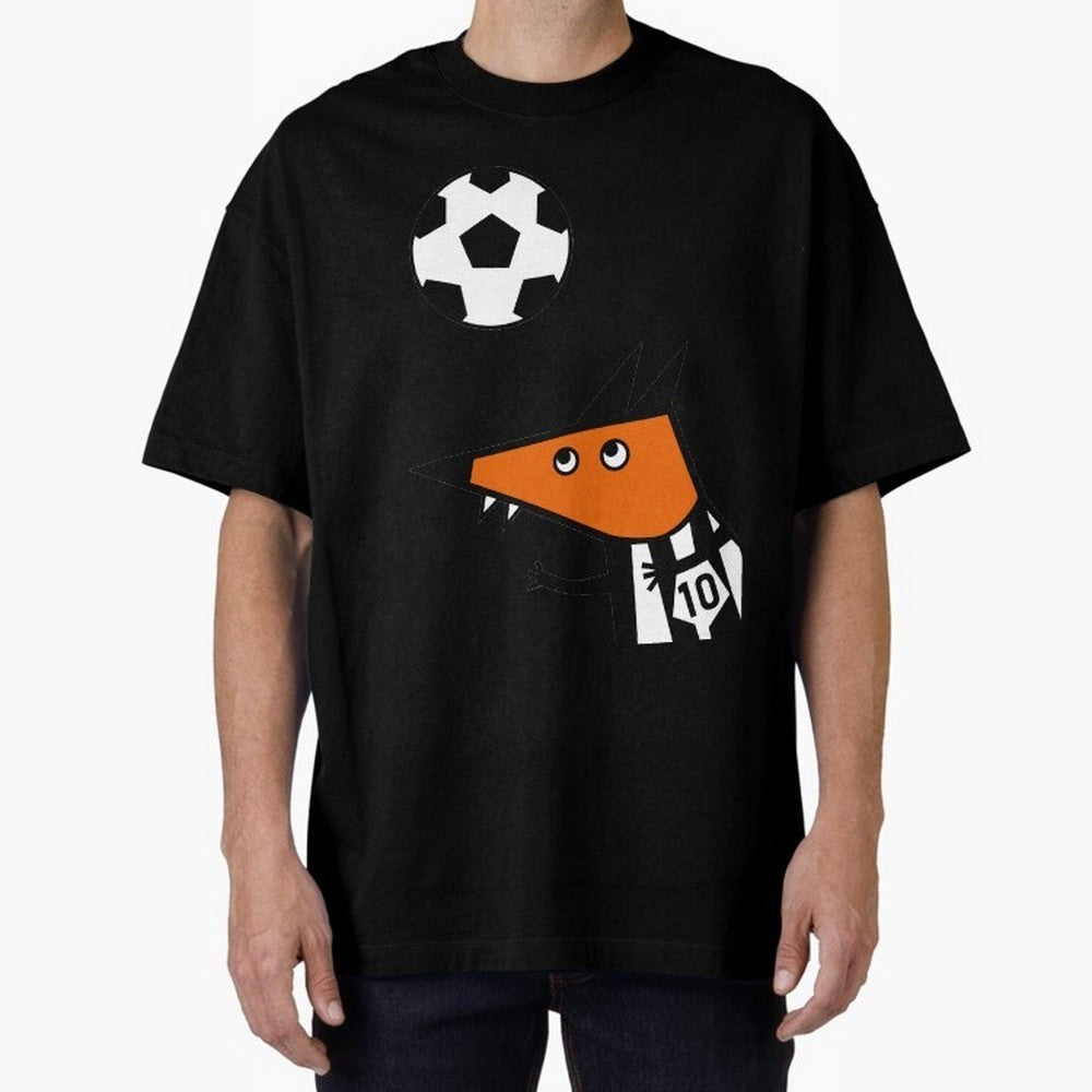 Football FOX Oversized T-Shirt Bring Bold Fan Energy to FIFA World Cup 2026 USA Canada Mexico for Fans of CR7 and Netherlands, Bringing Supporter Pride, Iconic Celebrations, Legendary Names and Global Match Day Energy; Ideal for Passionate Fans Who