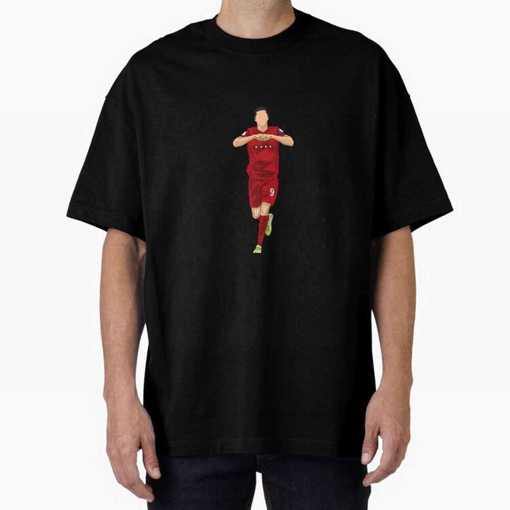 Celebration Oversized T-Shirt Represent Football Lovers during FIFA World Cup 2026 Group Stage Highlighting CR7 and Messi, England Energy, Sports Nostalgia, International Competition, Famous Players and Unforgettable Victories; Ideal for Passionate