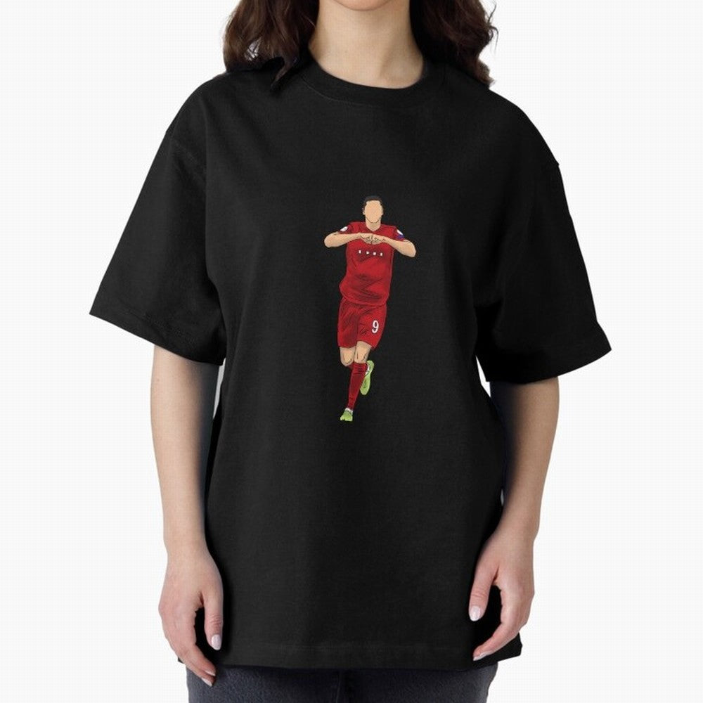 Celebration Oversized T-Shirt Represent Football Lovers during FIFA World Cup 2026 Group Stage Highlighting CR7 and Messi, England Energy, Sports Nostalgia, International Competition, Famous Players and Unforgettable Victories; Ideal for Passionate