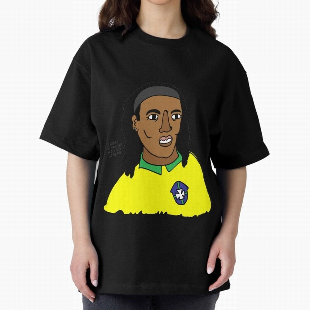 Ronaldinho Brazil Football Ball Life Classic T-Shirt Celebrate the Stars of FIFA World Cup 2026 USA Canada Mexico Spirit, Made for Brazil, Messi and Cristiano Ronaldo, Fan Favorite Moments, National Team Passion, Big Match Drama and Soccer History;
