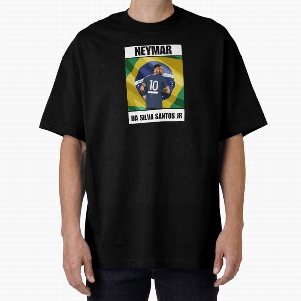 El Ney Oversized T-Shirt Represent the Passion of Match Day Hype around FIFA World Cup 2026 USA Canada Mexico, Messi, Spain, Football Passion, Legendary Performances, Festival Vibes and Supporter Community; Ideal for Passionate Fans Who Love