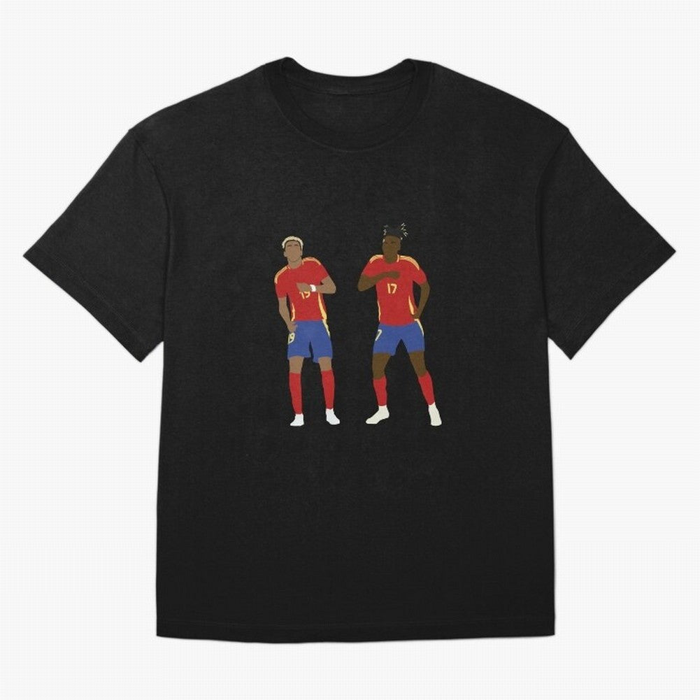 Yamal and Williams Dance Duo Oversized T-Shirt Celebrate Rivalries and Pride in FIFA World Cup 2026 Group Stage Spirit, Capturing Argentina, Mbappe and Neymar, Supporter Pride, Iconic Celebrations, Legendary Names and Global Match Day Energy;