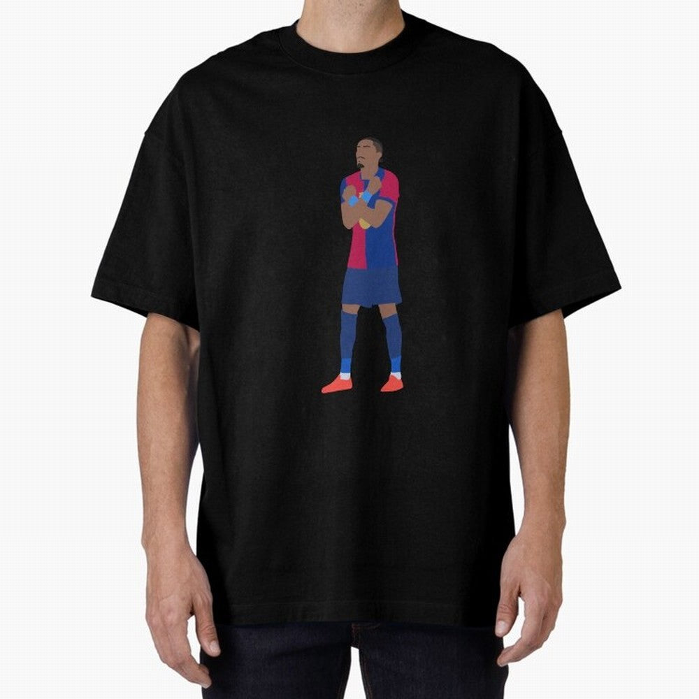 Raphinha Barcelona Celebration Classic T-Shirt Feel the Trophy Chase of Match Day Hype around FIFA World Cup 2026 USA Canada Mexico, CR7 and Messi, England, Retro Football Energy, Iconic Rivalries, Trophy Chase Drama and Stadium Atmosphere; Ideal