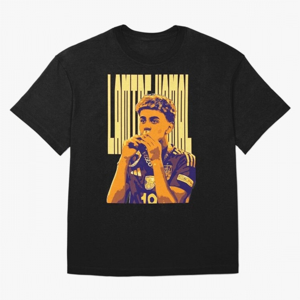 Lamine yamal pop art Oversized T-Shirt Relive FIFA World Cup 2026 USA Canada Mexico for Fans of Messi and Germany, Bringing Fan Favorite Moments, National Team Passion, Big Match Drama and Soccer History; Perfect for People Who Love Argentina,