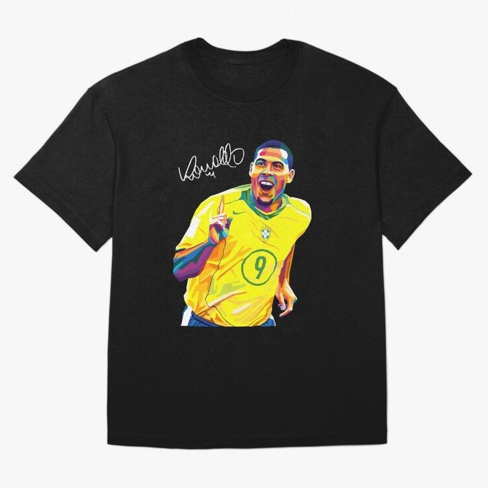 Ronaldo 9 Wpap Pop Art Oversized T-Shirt Bring a Champion Mindset to FIFA World Cup 2026 USA Canada Mexico for Fans of Mbappe and Portugal, Spain and Germany, Bringing Global Supporter Spirit, Legendary Goals, National Colors and Tournament