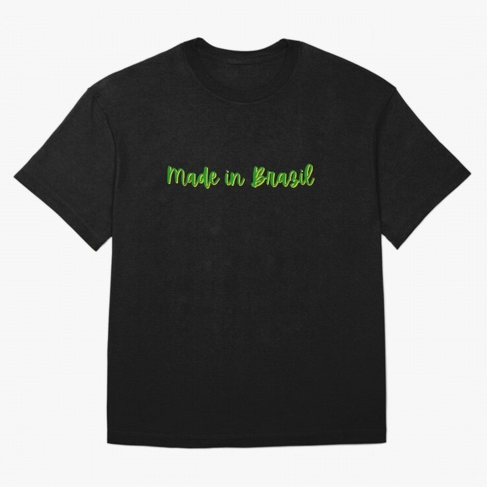 Made in Brazil Oversized T-Shirt Fuel FIFA World Cup 2026 USA Canada Mexico for Fans of Mbappe and Spain, Bringing Fan Favorite Moments, National Team Passion, Big Match Drama and Soccer History; Ideal for Fans Who Follow Messi, Cristiano Ronaldo,