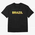 Brazil, yellow 3d sign Classic T-Shirt Bring FIFA World Cup 2026 USA Canada Mexico Made for Neymar, Argentina, France and Brazil Energy, Soccer Culture, Superstar Moments, National Team Dreams and Competitive Fire; Ideal for Football Dads, Football