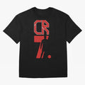 Football World Cup cristiano ronaldo CR7 Legacy Oversized T-Shirt Celebrate Fan Culture around Match Day Hype around FIFA World Cup 2026 Group Stage, Cristiano Ronaldo, Argentina, France and Brazil, Classic Soccer Heritage, Championship Pressure,