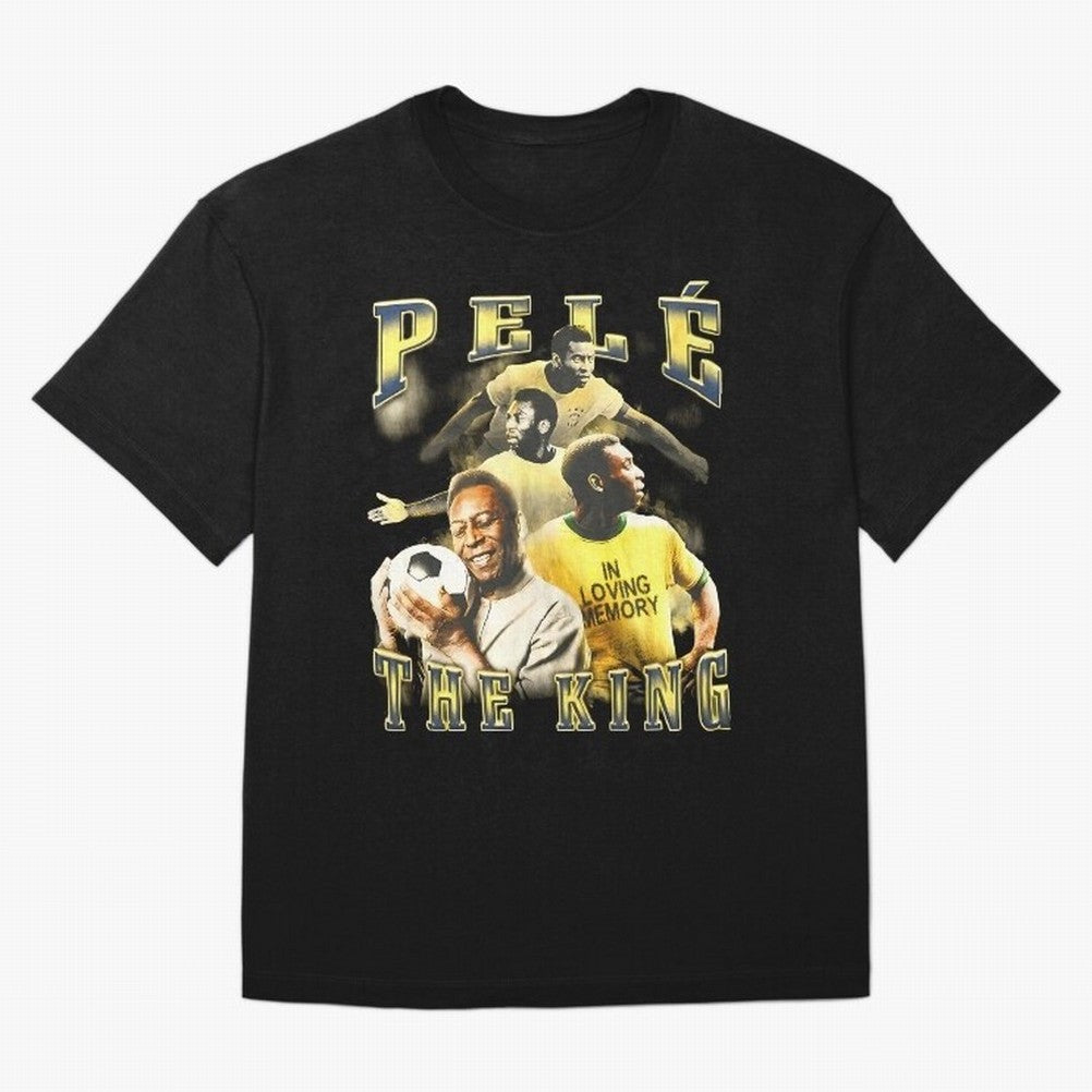 Pele Legend Essential T-Shirt Bring Champion Energy into Global Football Passion for FIFA World Cup 2026 Group Stage, Driven by Cristiano Ronaldo, Spain, Classic Soccer Heritage, Championship Pressure, Fan Loyalty and International Pride; Built for