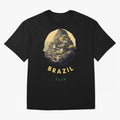 Brazil Style, Japanese Architecture Oversized T-Shirt Celebrate Football Heritage in the FIFA World Cup 2026 Group Stage Journey through Haaland and Mbappe Highlights, Portugal, Spain and Germany Pride, Stadium Memories, Football Loyalty,