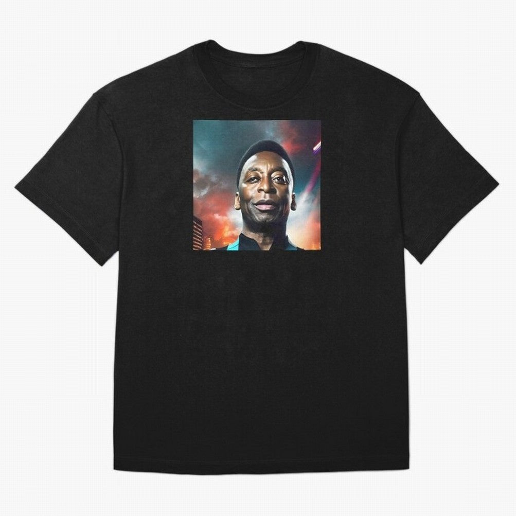 Pele Classic T-Shirt Elevate Global Football Passion for FIFA World Cup 2026 USA Canada Mexico, Centered on Haaland, France and Portugal, Vintage Soccer Flavor, Modern Football Stars, National Flags and Final Night Emotion; Made for Die Hard