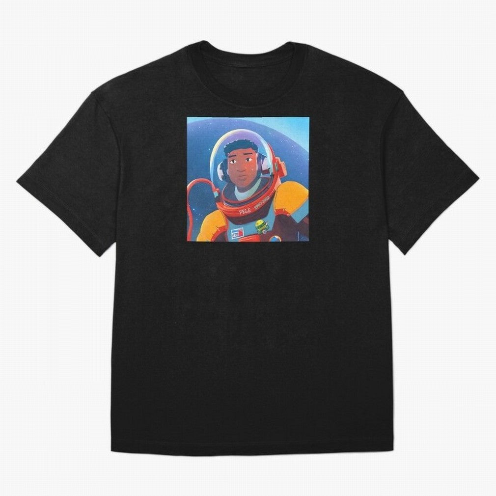 Pele in space looking game Classic T-Shirt Celebrate Football Heritage in FIFA World Cup 2026 USA Canada Mexico for Fans of Neymar, Haaland and Cristiano Ronaldo and Brazil, Bringing Soccer Culture, Superstar Moments, National Team Dreams and