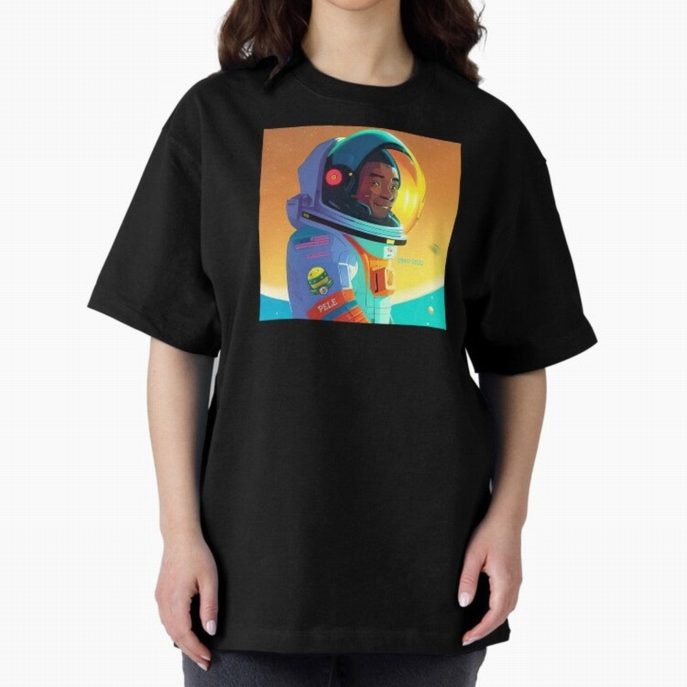 Pele in space looking game Classic T-Shirt Feel the Trophy Chase of Match Day Hype around FIFA World Cup 2026 USA Canada Mexico, Messi, Neymar and Mbappe, Argentina, France and Brazil, Football Passion, Legendary Performances, Festival Vibes and