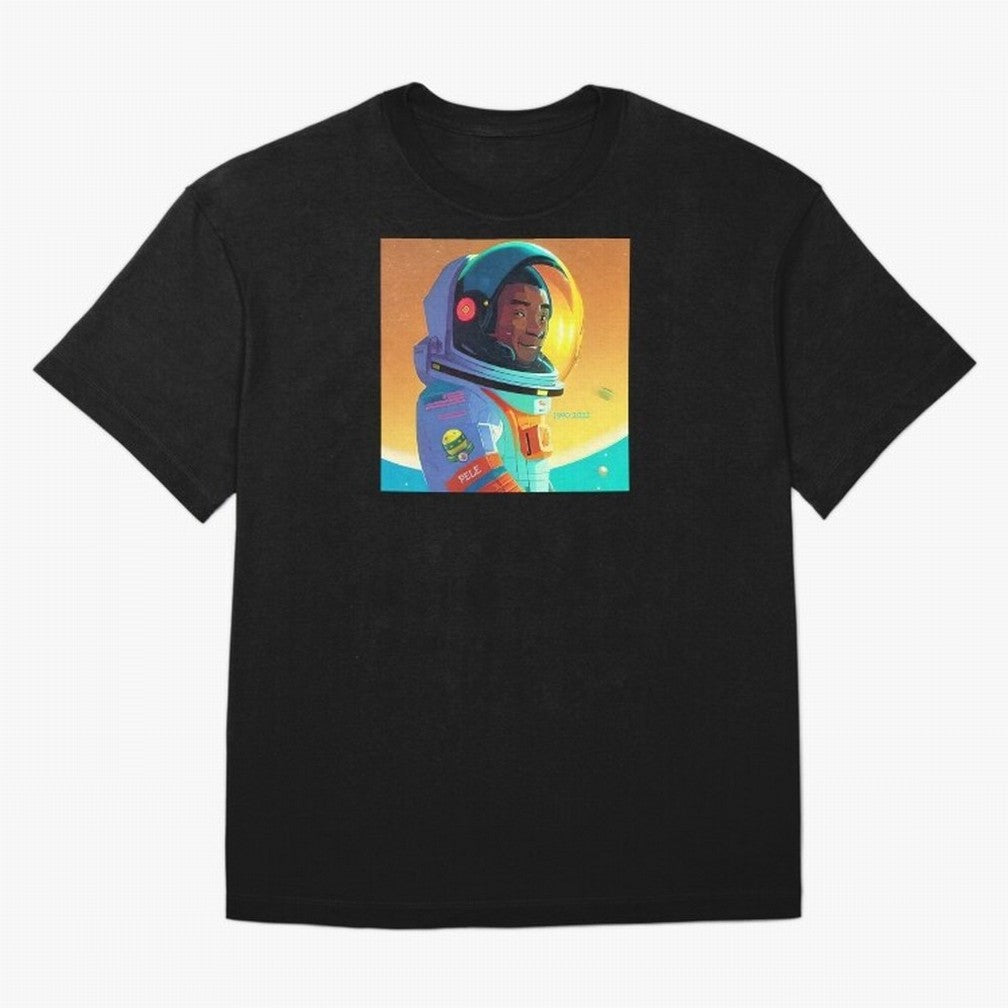 Pele in space looking game Classic T-Shirt Feel the Trophy Chase of Match Day Hype around FIFA World Cup 2026 USA Canada Mexico, Messi, Neymar and Mbappe, Argentina, France and Brazil, Football Passion, Legendary Performances, Festival Vibes and