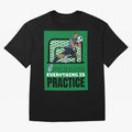Pele Says Everything is Pratice Graphic Oversized T-Shirt Mark Match Day Hype around FIFA World Cup 2026, Messi, Neymar and Mbappe, France, Stadium Memories, Football Loyalty, International Chants and Championship Tradition; Perfect for Supporters