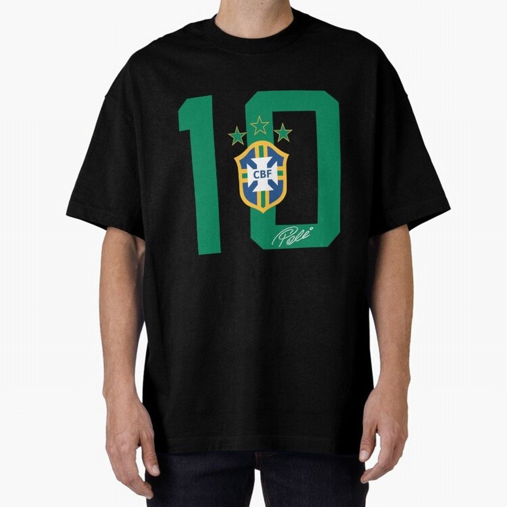 PELE 10 BR1 Classic T-Shirt Relive FIFA World Cup 2026 USA Canada Mexico Featuring Mbappe, France and Portugal Energy, Football Festival Excitement, Trophy Ambitions, Country Rivalries and Star Player Buzz; Perfect for Supporters Who Want Bold