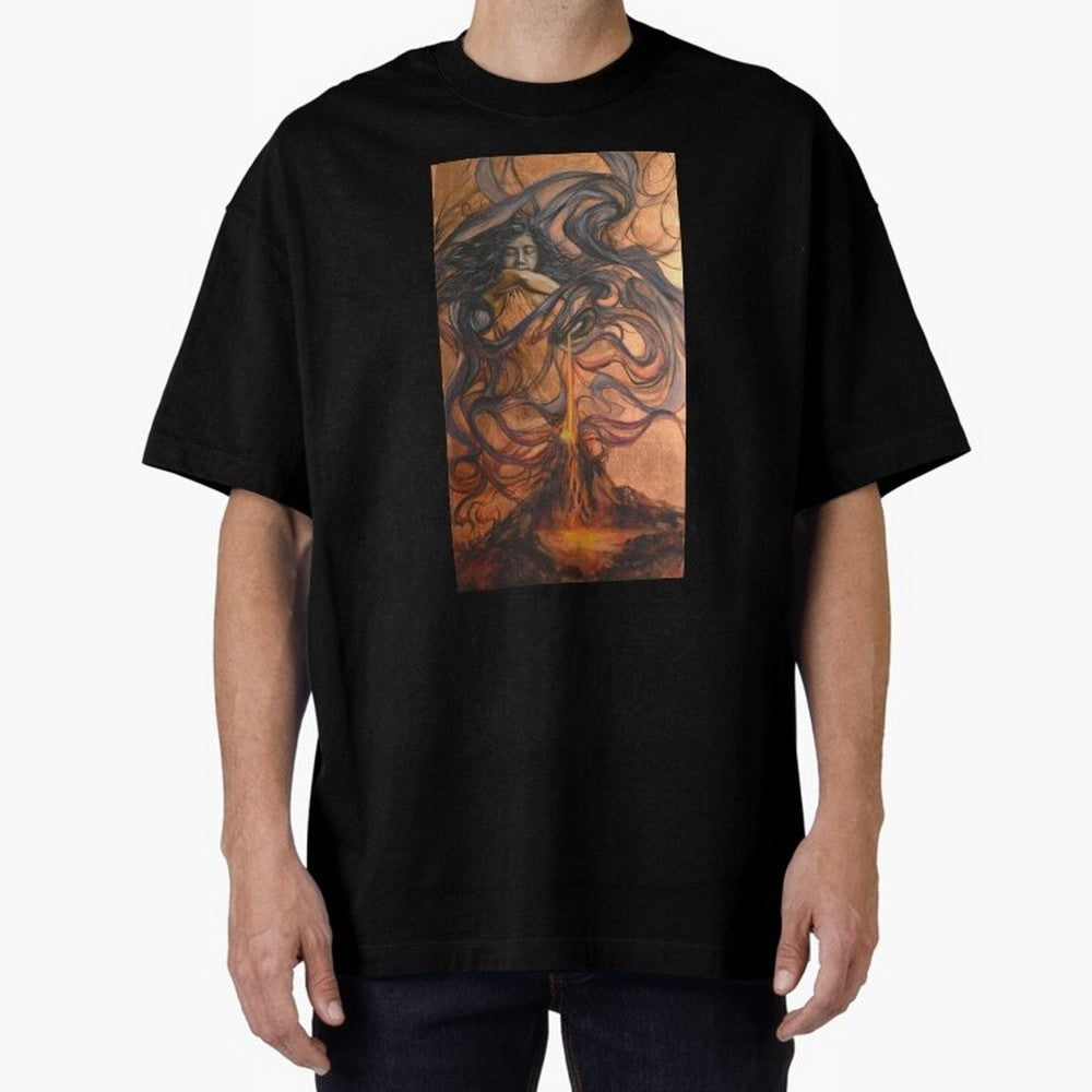 Pele Hawaiian Fire and Volcano Goddess painting Essential T-Shirt Back Your Heroes with Match Day Hype around FIFA World Cup 2026 USA Canada Mexico, CR7 and Messi, Spain and Netherlands, Football Festival Excitement, Trophy Ambitions, Country