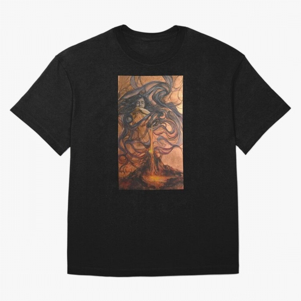 Pele Hawaiian Fire and Volcano Goddess painting Essential T-Shirt Back Your Heroes with Match Day Hype around FIFA World Cup 2026 USA Canada Mexico, CR7 and Messi, Spain and Netherlands, Football Festival Excitement, Trophy Ambitions, Country