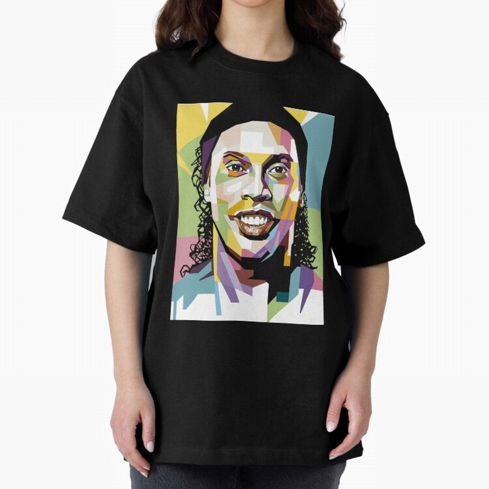 Ronaldinho Pop Art18 Classic T-Shirt Bring Home FIFA World Cup 2026 for Fans of Messi, CR7 and Mbappe and France and Portugal, Bringing Worldwide Fan Energy, Dramatic Goals, Stadium Lights and Championship Celebrations; Ideal for Fans Who Follow