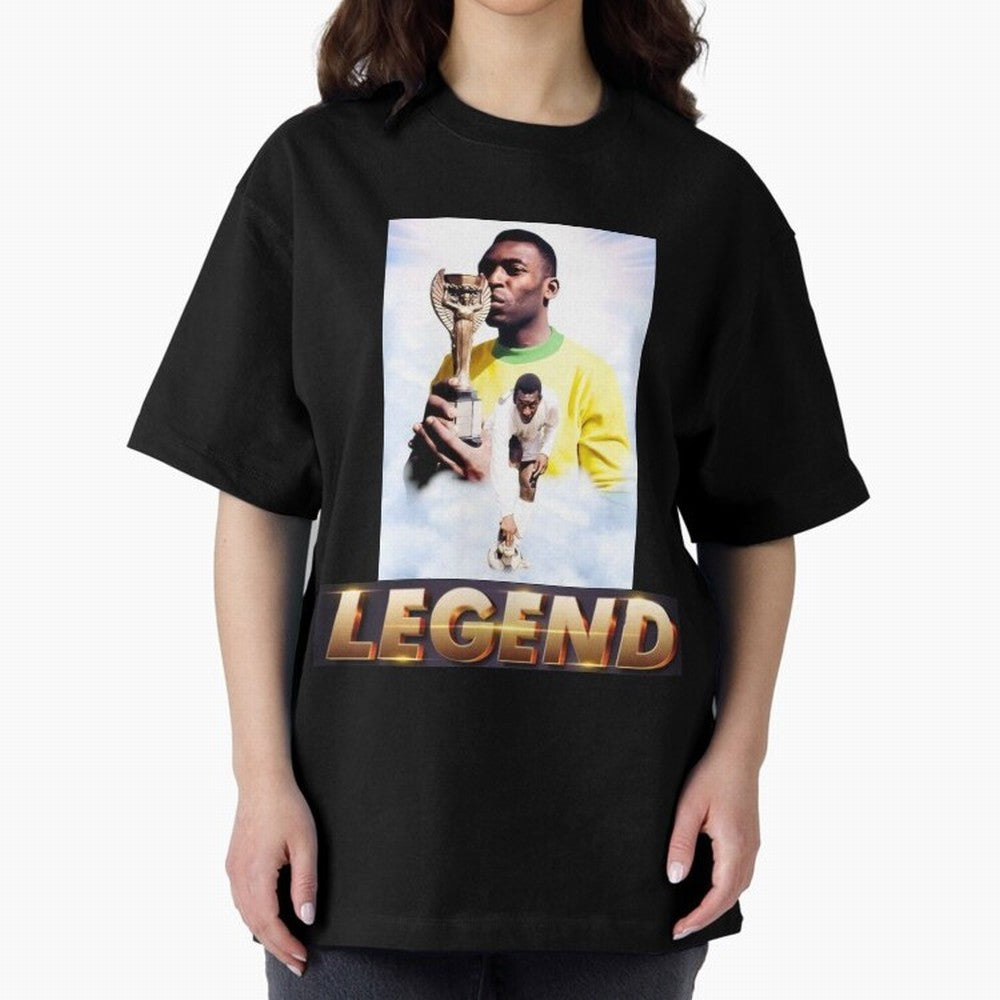 Signed Pele Shirt Classic T-Shirt Turn Up for FIFA World Cup 2026 USA Canada Mexico for Fans of Neymar, Haaland and Cristiano Ronaldo and Argentina and Brazil, Bringing Classic Soccer Heritage, Championship Pressure, Fan Loyalty and International