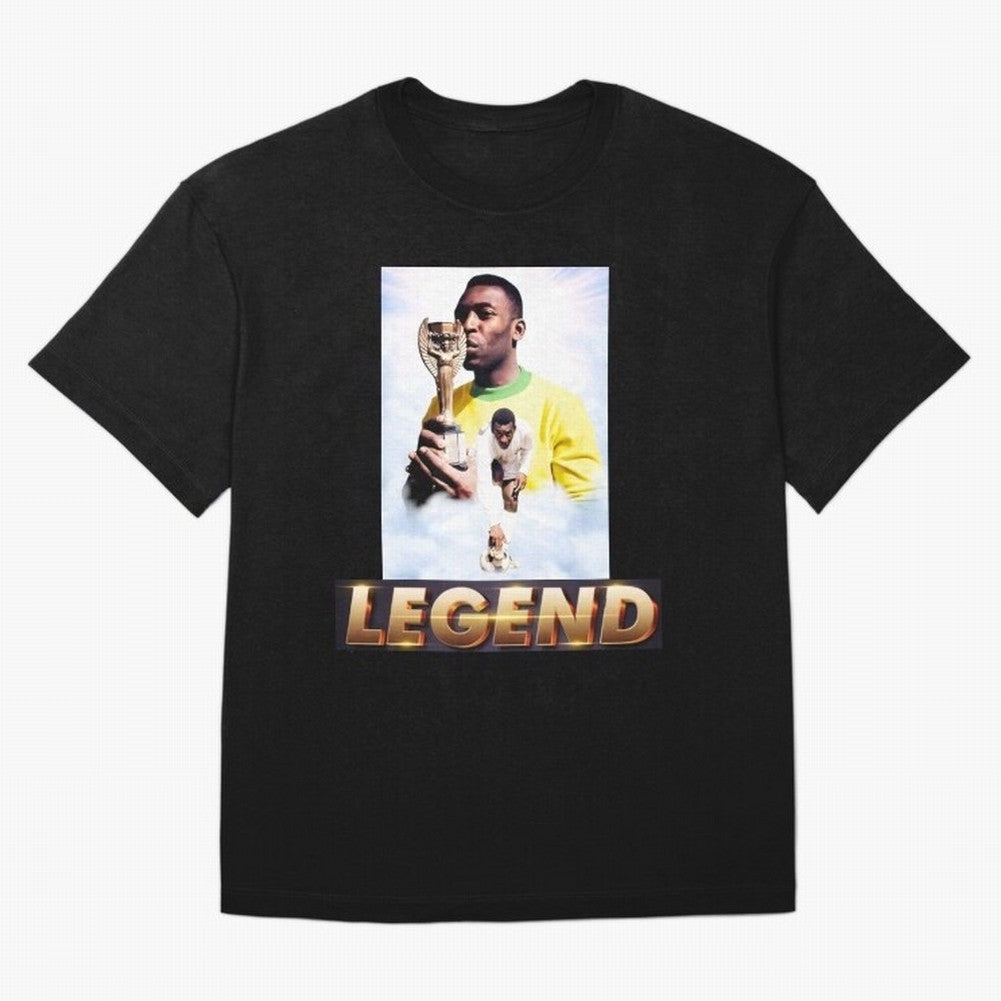 Signed Pele Shirt Classic T-Shirt Turn Up for FIFA World Cup 2026 USA Canada Mexico for Fans of Neymar, Haaland and Cristiano Ronaldo and Argentina and Brazil, Bringing Classic Soccer Heritage, Championship Pressure, Fan Loyalty and International