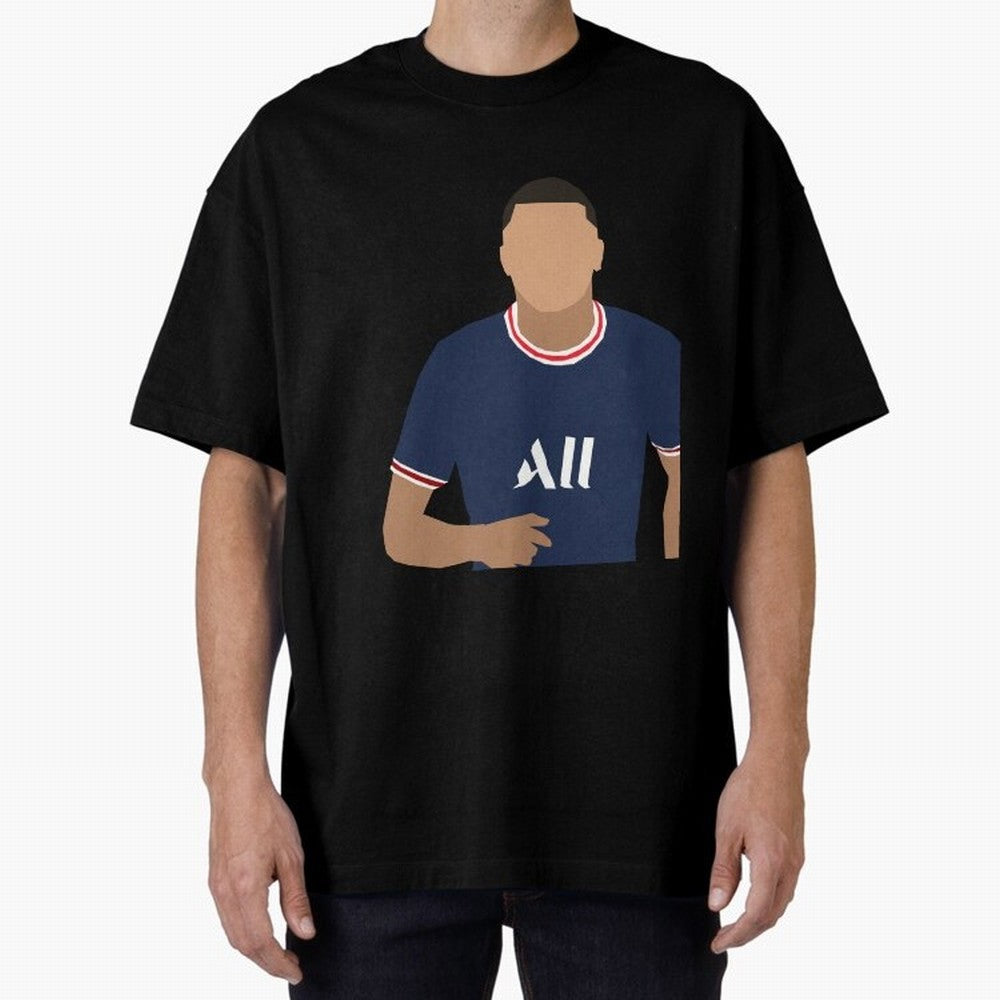 mbappe celebration Oversized T-Shirt Stand with FIFA World Cup 2026 Group Stage Made for Messi, Neymar and Mbappe, France Energy, Classic Soccer Heritage, Championship Pressure, Fan Loyalty and International Pride; Ideal for Fans Who Follow Messi,