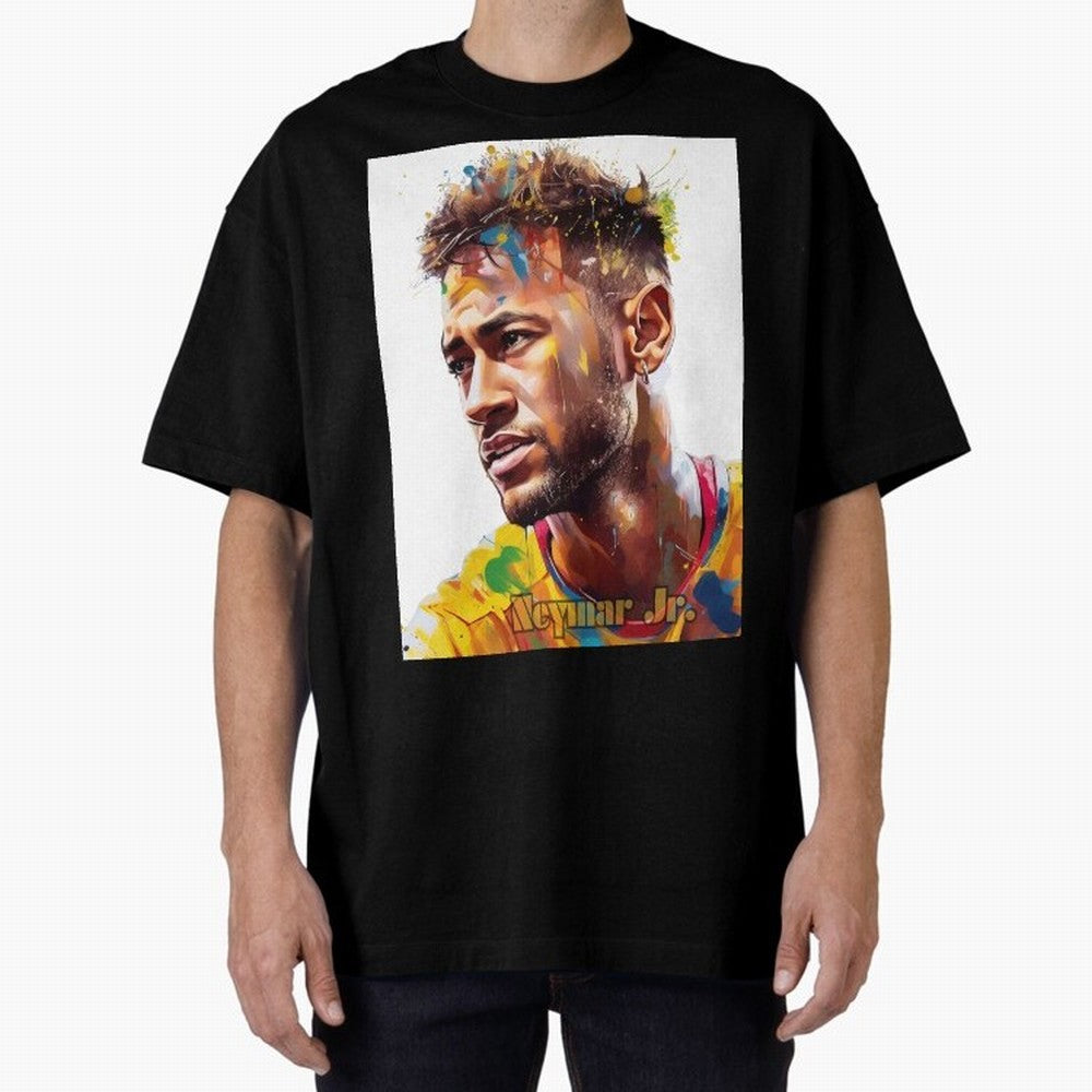 Neymar Graphic T-Shirt Follow the Final Road of FIFA World Cup 2026 Group Stage Driven by Messi and Cristiano Ronaldo, England, France and Netherlands Energy, Worldwide Fan Energy, Dramatic Goals, Stadium Lights and Championship Celebrations; Great