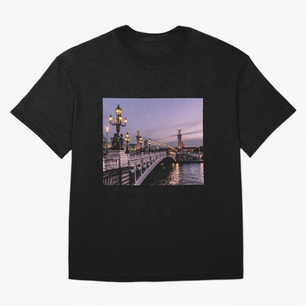 Paris view bridge Premium T-Shirt Share the Excitement of FIFA World Cup 2026 USA Canada Mexico for Fans of Messi and Cristiano Ronaldo and Netherlands, Bringing Football Passion, Legendary Performances, Festival Vibes and Supporter Community;