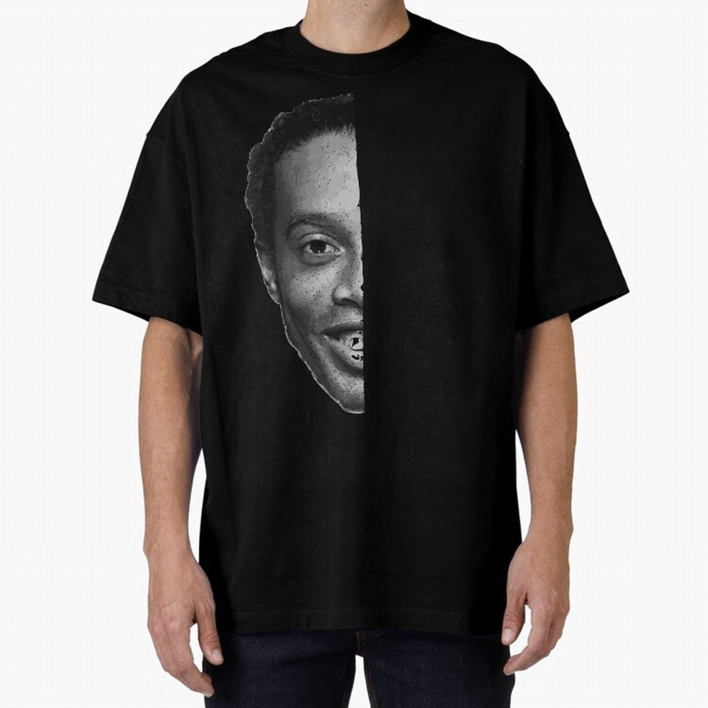 ''Football is about joy.'' Sticker - Ronaldinho Premium T-Shirt Join the Global Buzz around FIFA World Cup 2026 Connected to Mbappe, France Energy, Supporter Pride, Iconic Celebrations, Legendary Names and Global Match Day Energy; Ideal for