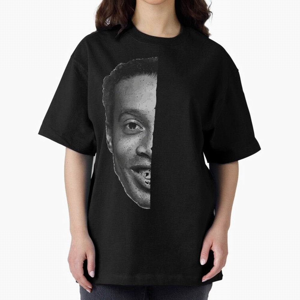 ''Football is about joy.'' Sticker - Ronaldinho Premium T-Shirt Join the Global Buzz around FIFA World Cup 2026 Connected to Mbappe, France Energy, Supporter Pride, Iconic Celebrations, Legendary Names and Global Match Day Energy; Ideal for