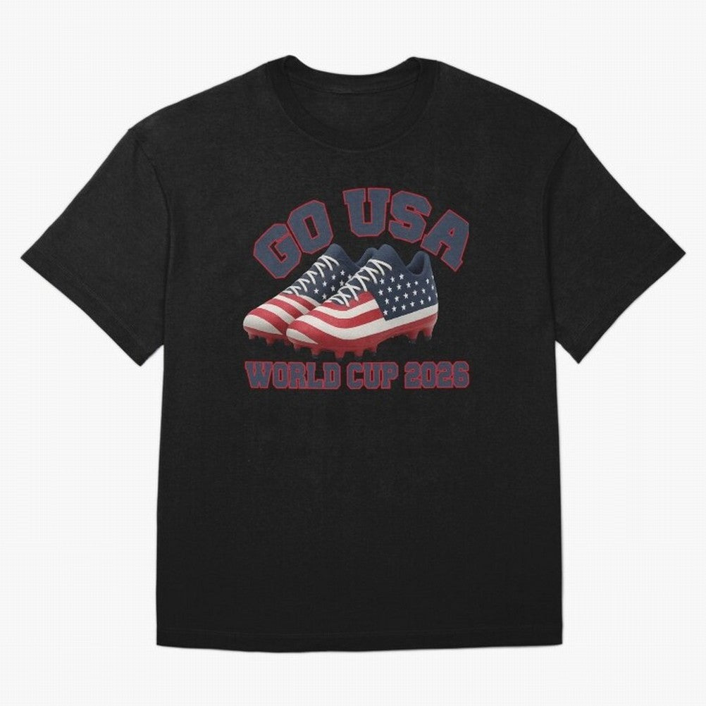 Go USA!. USA 2026, World Cup 2026, World Cup soccer, USA Soccer, USA Men Classic T-Shirt Experience the FIFA World Cup 2026 Group Stage Journey through Haaland and Mbappe Highlights, Argentina, France and Brazil Pride, Worldwide Fan Energy,
