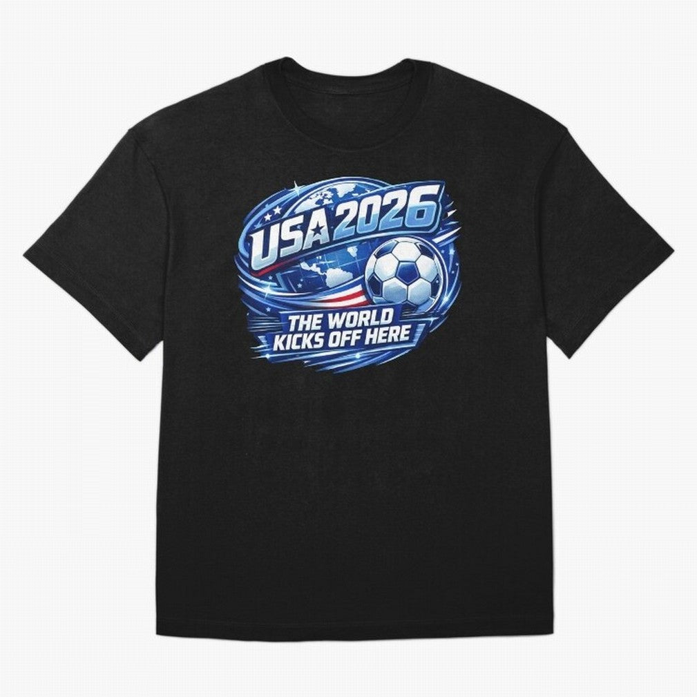 World Cup 2026 Classic T-Shirt Honor Football Greatness during Global Football Passion for FIFA World Cup 2026, Highlighting CR7, Germany, Football History, Final Match Energy, Crowd Noise and Once in a Lifetime Moments; Made for Die Hard