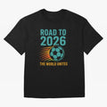 The World Unites Classic T-Shirt Experience the FIFA World Cup 2026 Journey through Messi and Cristiano Ronaldo Highlights, England and Germany Pride, Sports Nostalgia, International Competition, Famous Players and Unforgettable Victories; Great