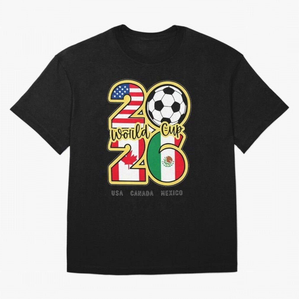 World Cup 2026, Usa Canada Mexico Football Classic T-Shirt Relive the Noise and Pride of the FIFA World Cup 2026 Journey through Cristiano Ronaldo, Haaland and CR7 Highlights, France and Portugal Pride, Goal Celebration Energy, Supporter Heritage,