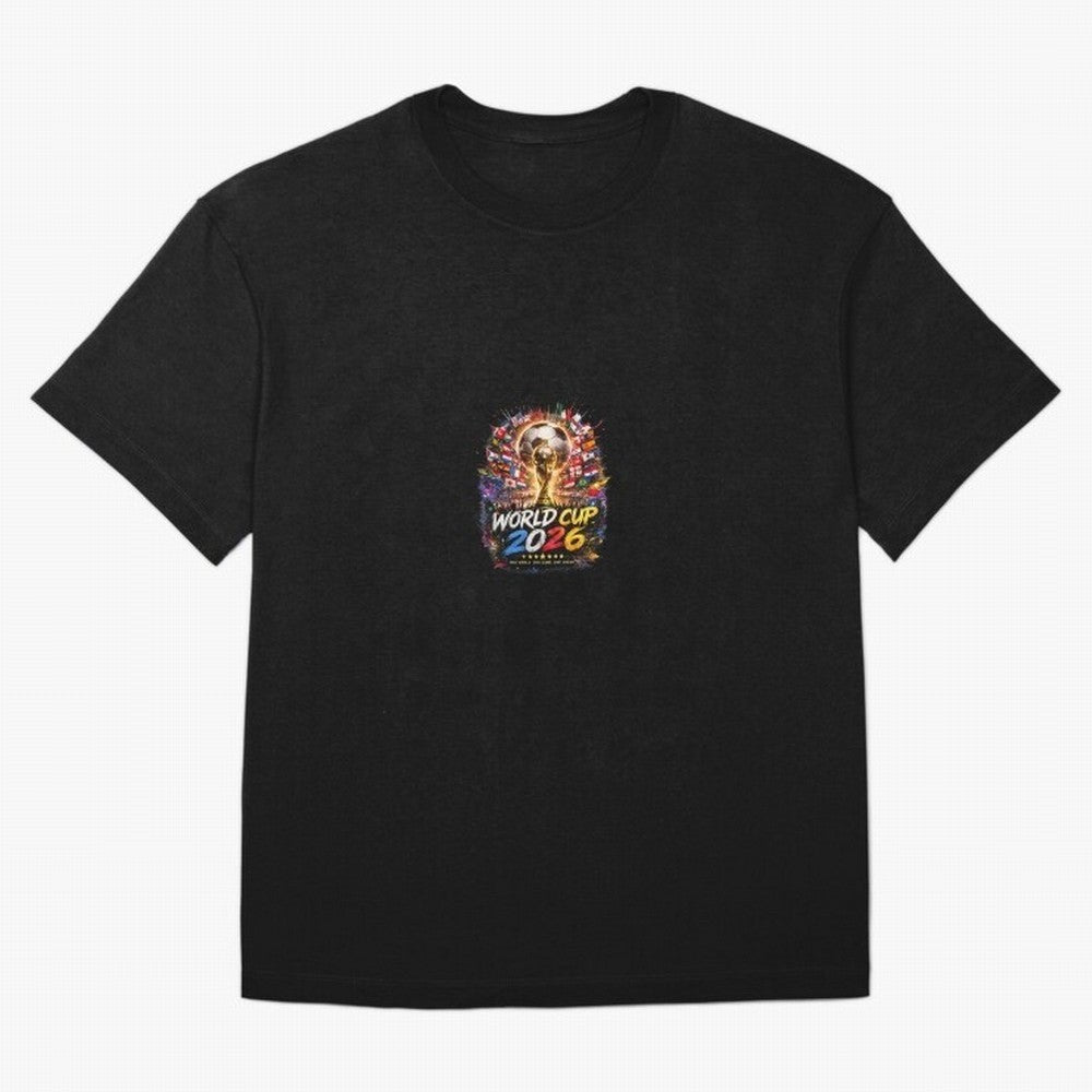 Copy of World Cup 2026 ¨C United Passion ?? | Neon Football Design Classic T-Shirt Fuel Your Fan Pride for FIFA World Cup 2026 USA Canada Mexico Spirit, Driven by England and Germany, Messi, CR7 and Mbappe, Football History, Final Match Energy,