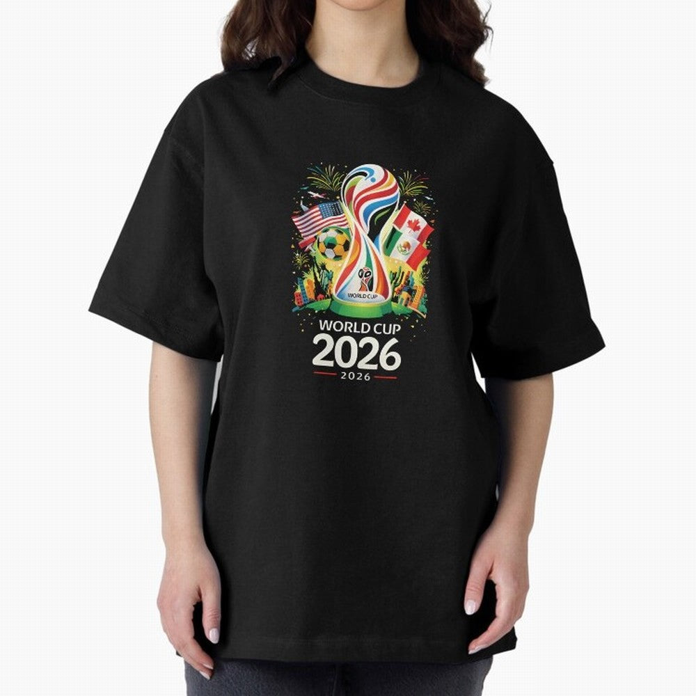 World Cup 2026 Soccer Tournament T-Shirt_87289249 Classic T-Shirt Feel the Heartbeat of FIFA World Cup 2026 Group Stage Connected to Haaland and Mbappe, England, France and Netherlands Energy, Football History, Final Match Energy, Crowd Noise and