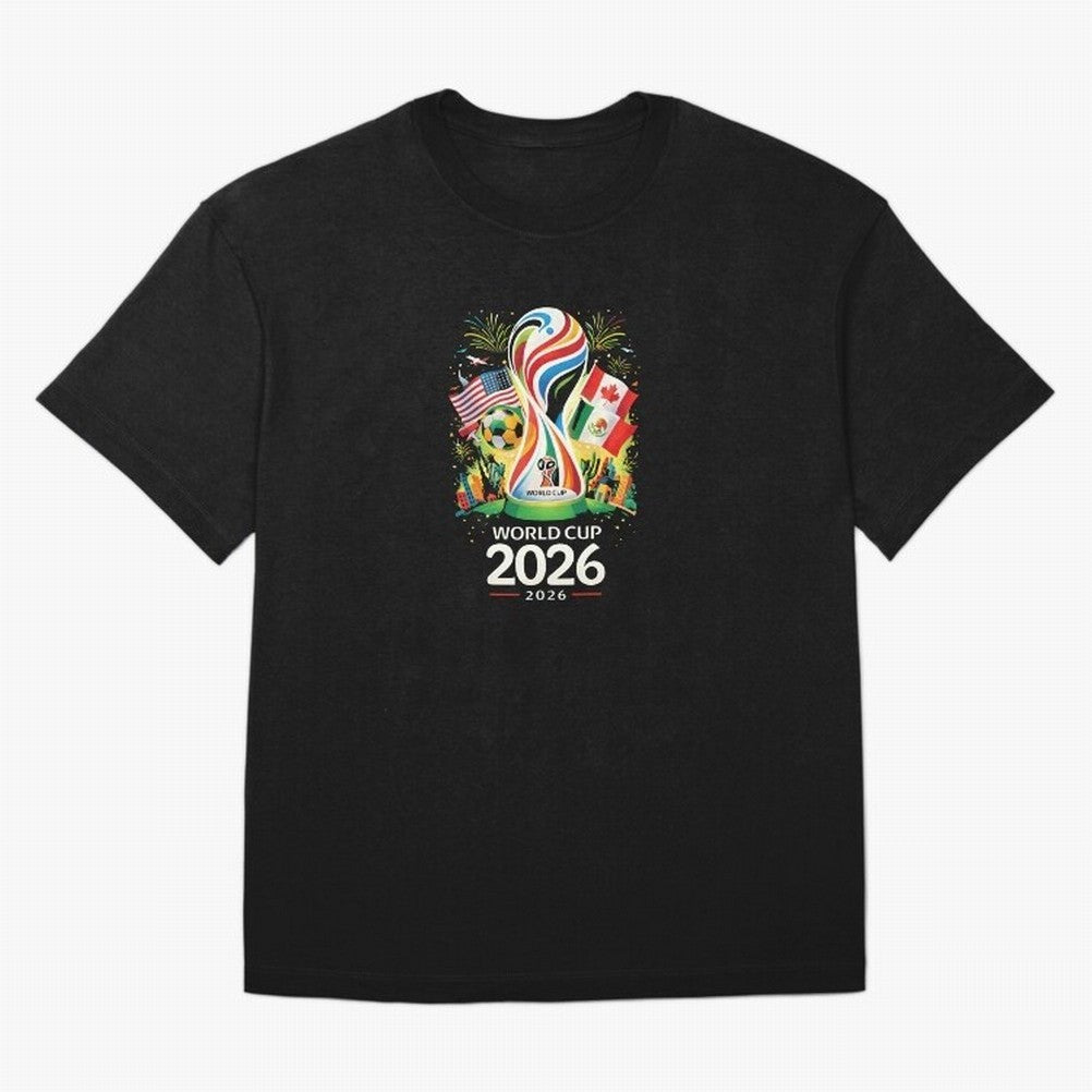 World Cup 2026 Soccer Tournament T-Shirt_87289249 Classic T-Shirt Feel the Heartbeat of FIFA World Cup 2026 Group Stage Connected to Haaland and Mbappe, England, France and Netherlands Energy, Football History, Final Match Energy, Crowd Noise and