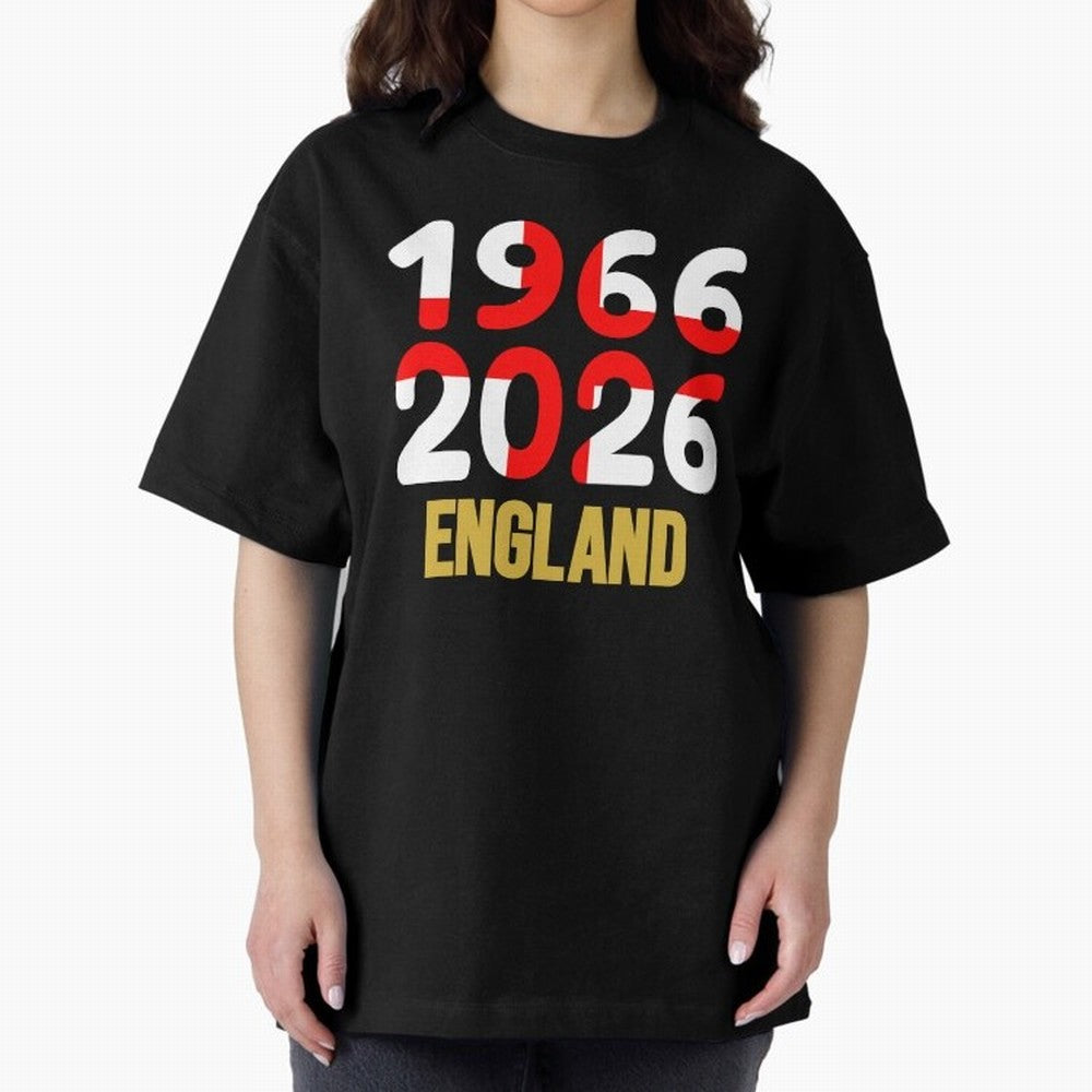 England 1966/2026 Classic T-Shirt Join Supporters Worldwide for FIFA World Cup 2026 Group Stage for Fans of Neymar, Haaland and Cristiano Ronaldo and Argentina and Brazil, Bringing Tournament Hype, Historic Matchups, Family Viewing Parties and
