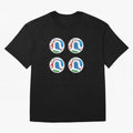 2026 World Soccer Ball Sticker Pack (4 pcs) Classic T-Shirt Join FIFA World Cup 2026 Group Stage Filled with Neymar, Brazil, Portugal and Argentina Energy, Retro Football Energy, Iconic Rivalries, Trophy Chase Drama and Stadium Atmosphere; Created