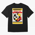 Elegant and Geometrical Germany World Cup 2026 Poster Classic T-Shirt Celebrate Fan Culture around FIFA World Cup 2026 USA Canada Mexico Spirit, Capturing France and Portugal, Messi, Stadium Memories, Football Loyalty, International Chants and