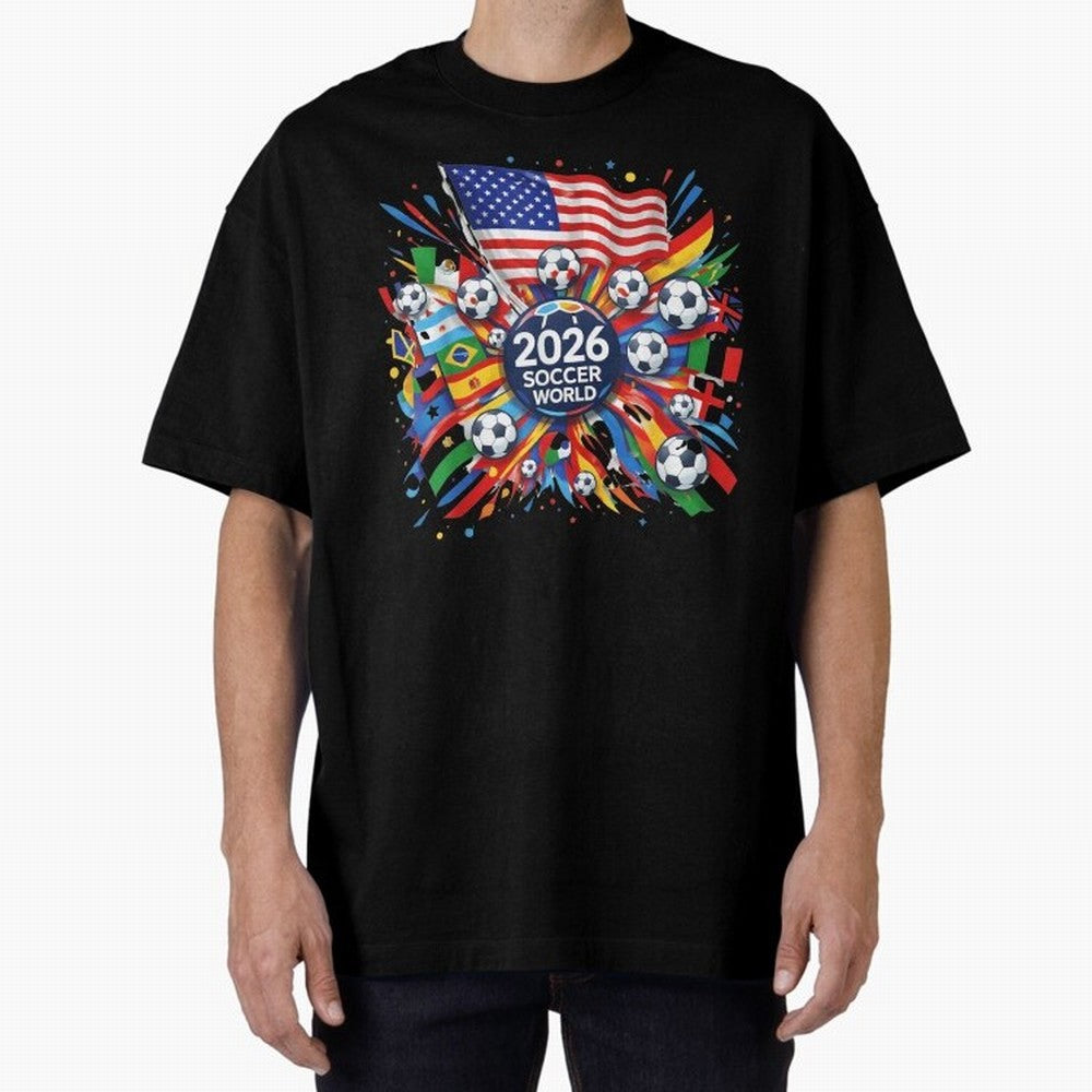 2026 Soccer World Cup United States Mexico Canada Football Championship Tournament Classic T-Shirt Relive FIFA World Cup 2026 Spirit, Celebrating Portugal, Spain and Germany, Neymar, Haaland and Cristiano Ronaldo, Goal Celebration Energy, Supporter