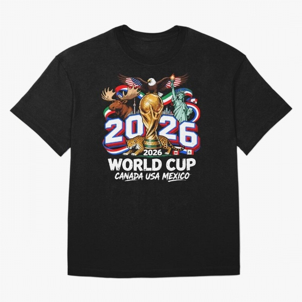 World Cup 2026 Soccer Fan USA Canada Mexico Classic T-Shirt Bring World Football Passion into FIFA World Cup 2026 USA Canada Mexico for Fans of Haaland and England, Bringing Global Supporter Spirit, Legendary Goals, National Colors and Tournament