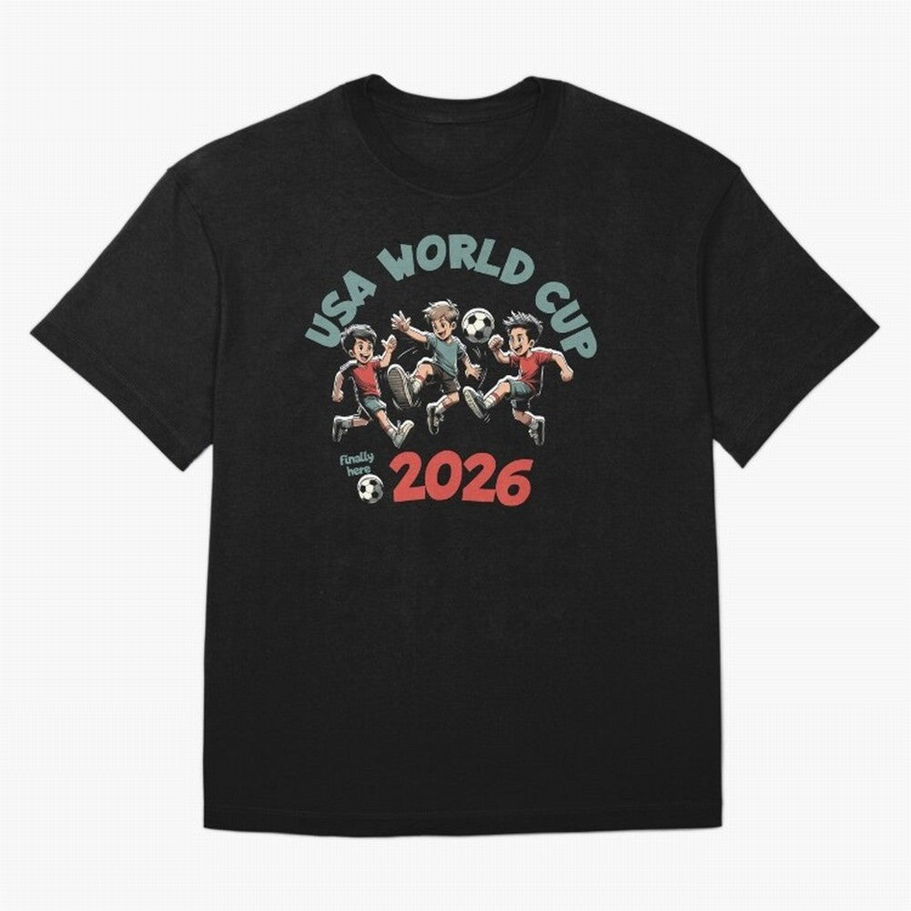 USA World Cup Classic T-Shirt Feel the Trophy Chase of Global Football Passion for FIFA World Cup 2026, Inspired by CR7 and Messi, France, Stadium Chants, National Pride, Trophy Dreams and Unforgettable Football Memories; Made for Die Hard