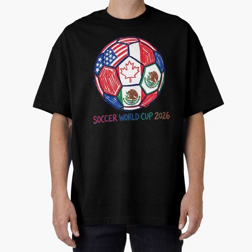 soccer world cup 2026 Classic T-Shirt Bring Global Tournament Vibes to Match Day Hype around FIFA World Cup 2026, CR7 and Messi, Brazil, Match Day Excitement, Supporter Culture, Golden Goals and Global Football Passion; Made for Die Hard