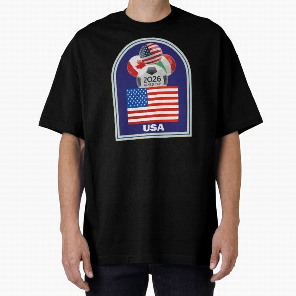 USA 2026 Soccer T-shirt Classic T-Shirt Bring Global Tournament Vibes to FIFA World Cup 2026 Spirit, Centered on Germany, Haaland, Vintage Soccer Flavor, Modern Football Stars, National Flags and Final Night Emotion; Perfect for Fans, Collectors,